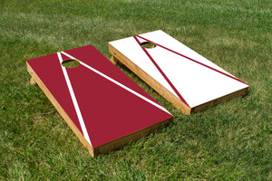 Arkansas Cardinal and White - The Cornhole Crew