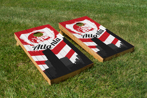 Atlanta Falcons Skyline  - The Cornhole Crew