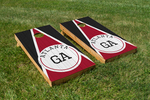 Atlanta Wood Grain - The Cornhole Crew