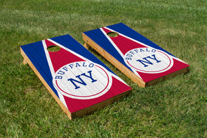 Buffalo Wood Grain - The Cornhole Crew