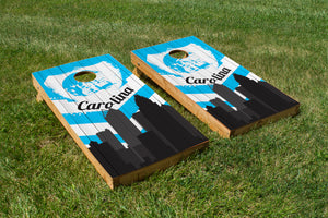 Carolina Panthers Skyline  - The Cornhole Crew