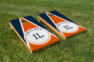 Chicago Wood Grain - The Cornhole Crew