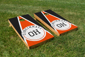 Cincinnati Wood Grain - The Cornhole Crew