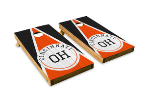 Cincinnati Wood Grain - The Cornhole Crew