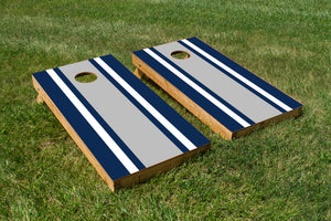 Classic Stripe - Blue, White, Grey - The Cornhole Crew