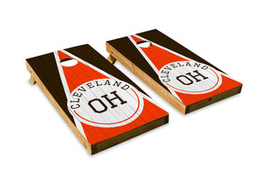 Cleveland Wood Grain - The Cornhole Crew