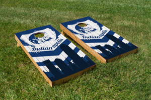 Indianapolis Colts Skyline  - The Cornhole Crew