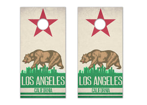Los Angeles State Flag Skyline