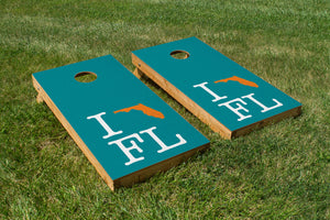 Miami Dolphins Pride - The Cornhole Crew