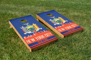 New York City State Flag Skyline