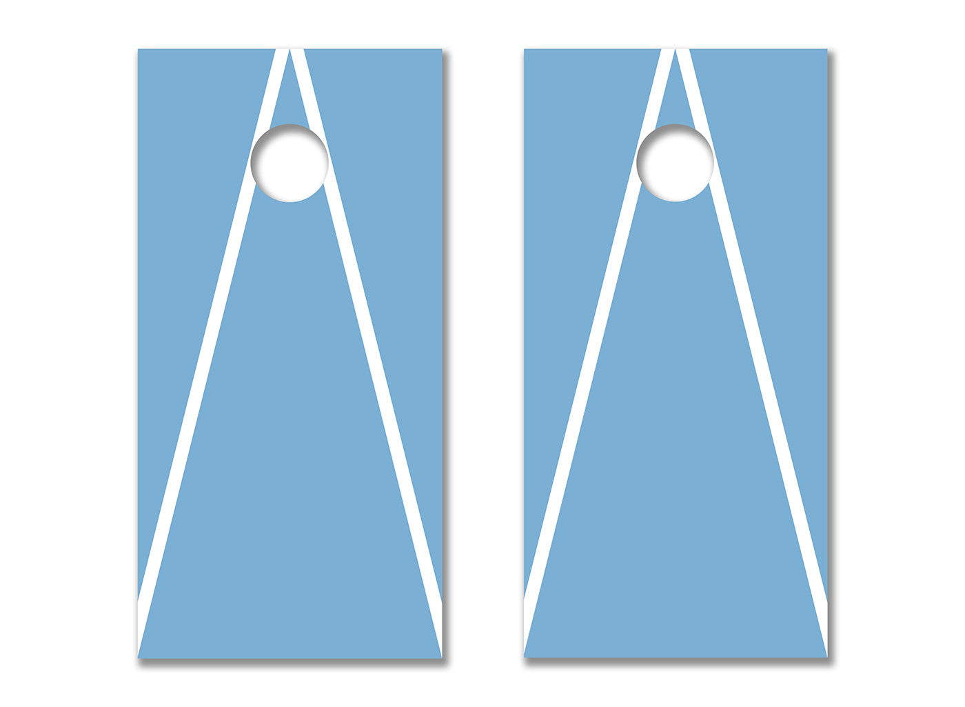 North Carolina White and Carolina Blue - The Cornhole Crew