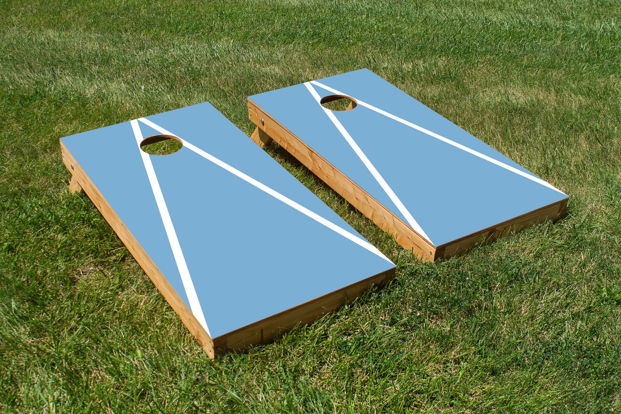 North Carolina White and Carolina Blue - The Cornhole Crew