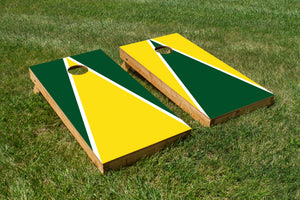 Oregon Ducks Yellow and Green - The Cornhole Crew