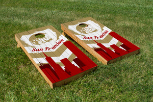 San Francisco 49ers Skyline  - The Cornhole Crew