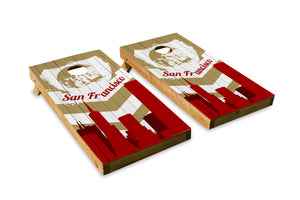 San Francisco 49ers Skyline  - The Cornhole Crew