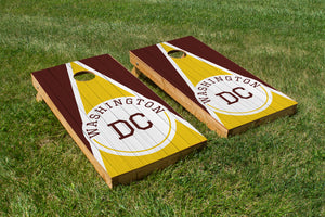 Washington, DC Wood Grain - The Cornhole Crew