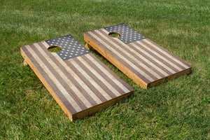 Wooden American Flag - The Cornhole Crew