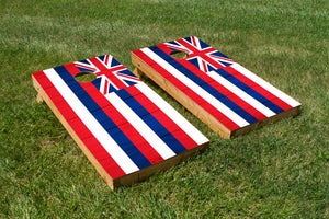 Wood Grain Hawaii State Flag